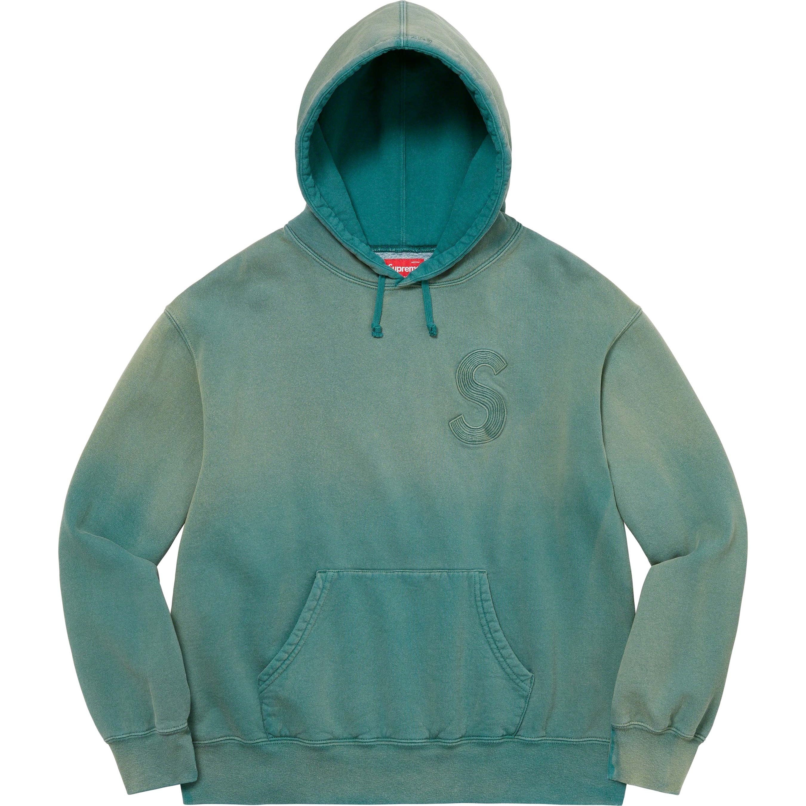 Overdyed S Logo Hooded Sweatshirt view 7